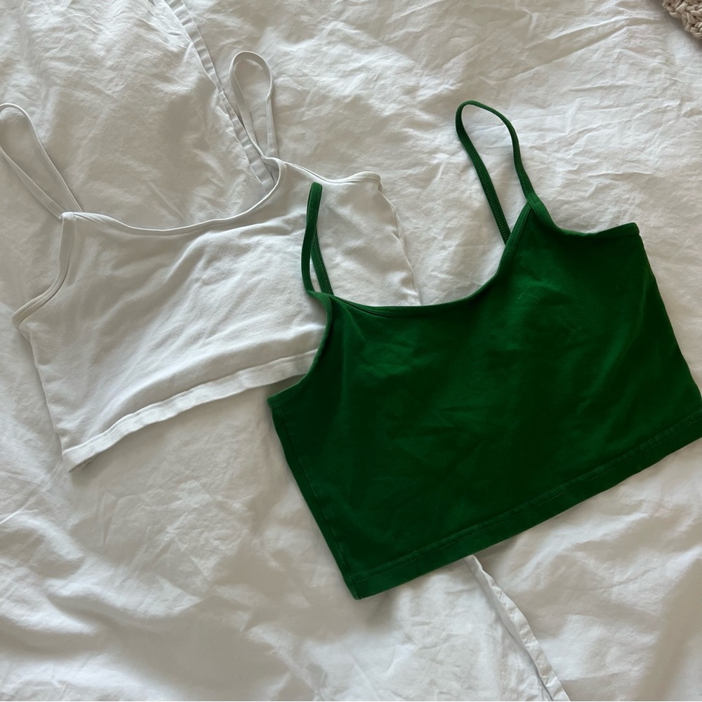 Aritzia TNA cropped tank set